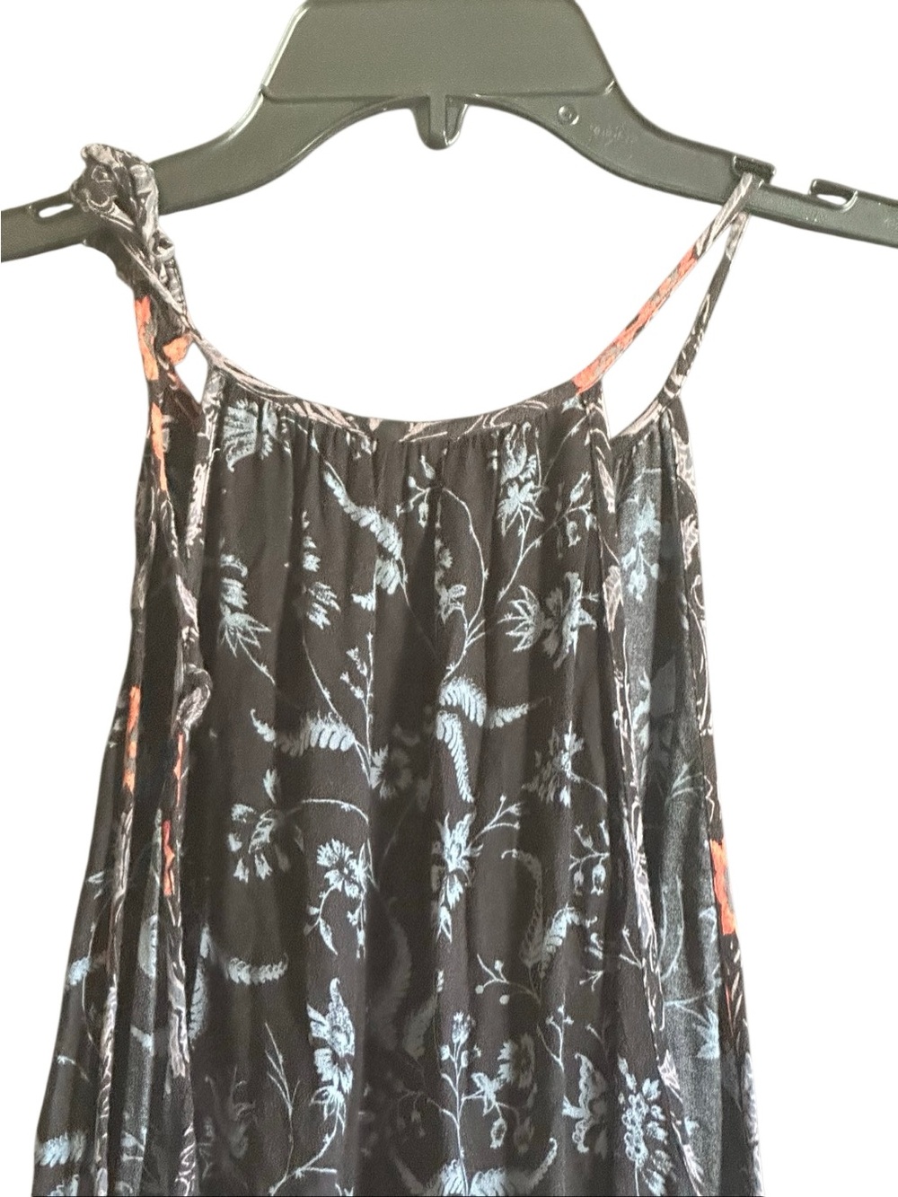 Intimately Free People Wildest Dreams Floral Swing Dress in Black and Rust. Larg - Picture 7 of 12